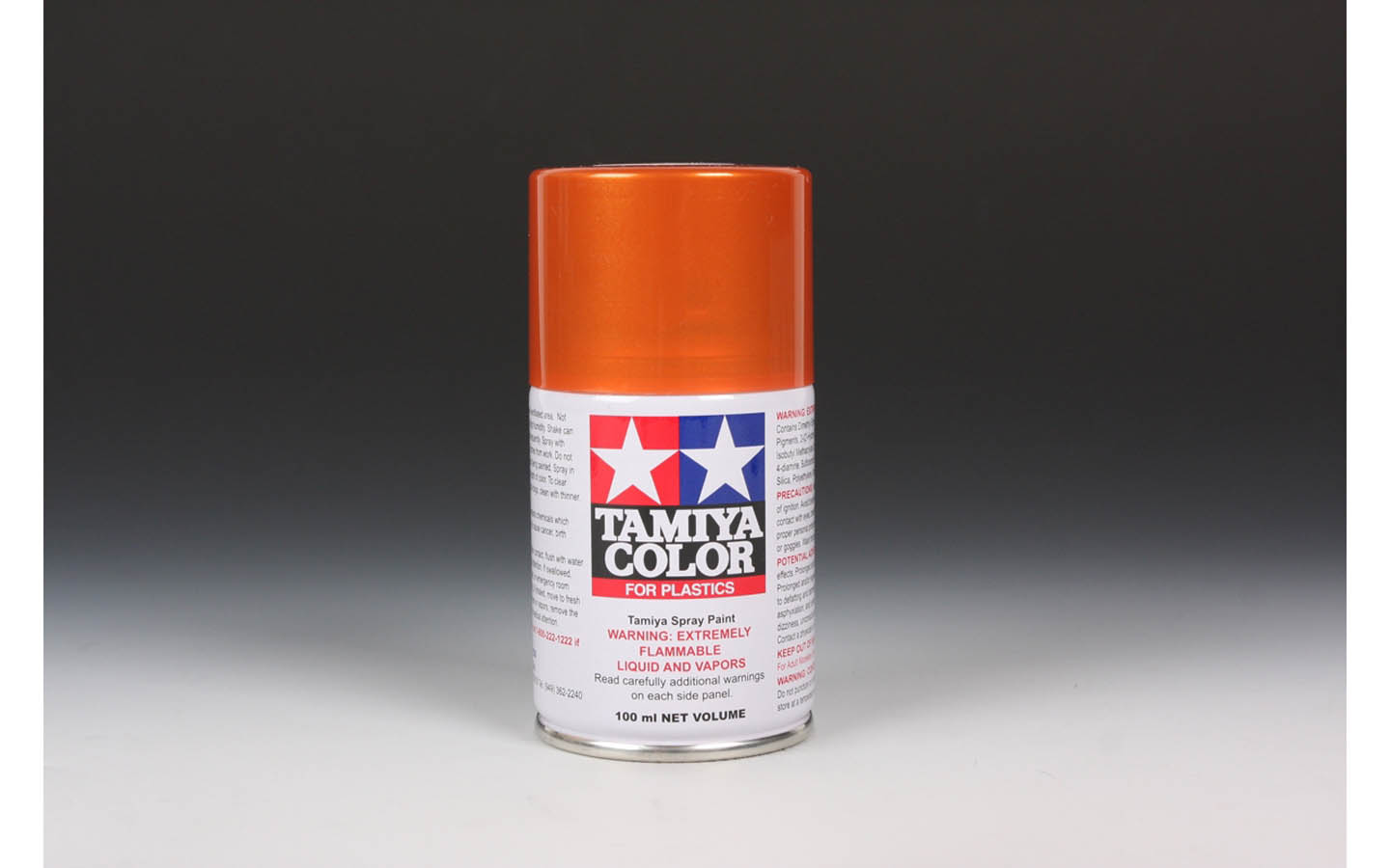 thumbnail image 2 of Tamiya TS-92 Metallic Orange Spray Lacquer Paint – 100ml (85092) – For Models & Crafts 2 of 5