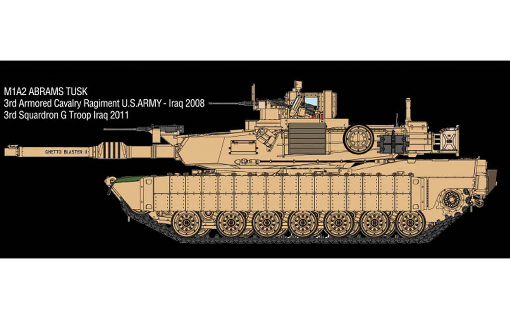 3R M1A2 Abrams TUSK I Panzer Modell 1/72 - Vorgebautes Sammlerstück Mit Crew