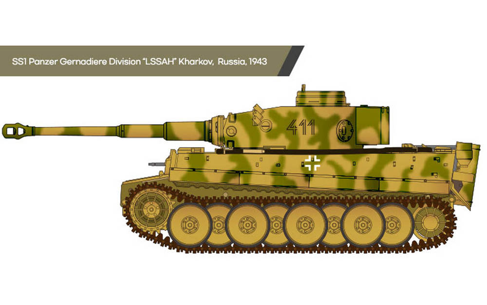 German Tiger I Ver.Early - Academy 13422 | kingshobby.com