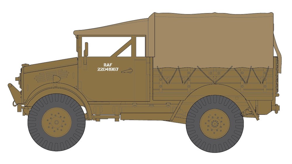 Bedford QLR Quartier Général Royal Army 1944 - 1/50 Corgi im Kanton Genf