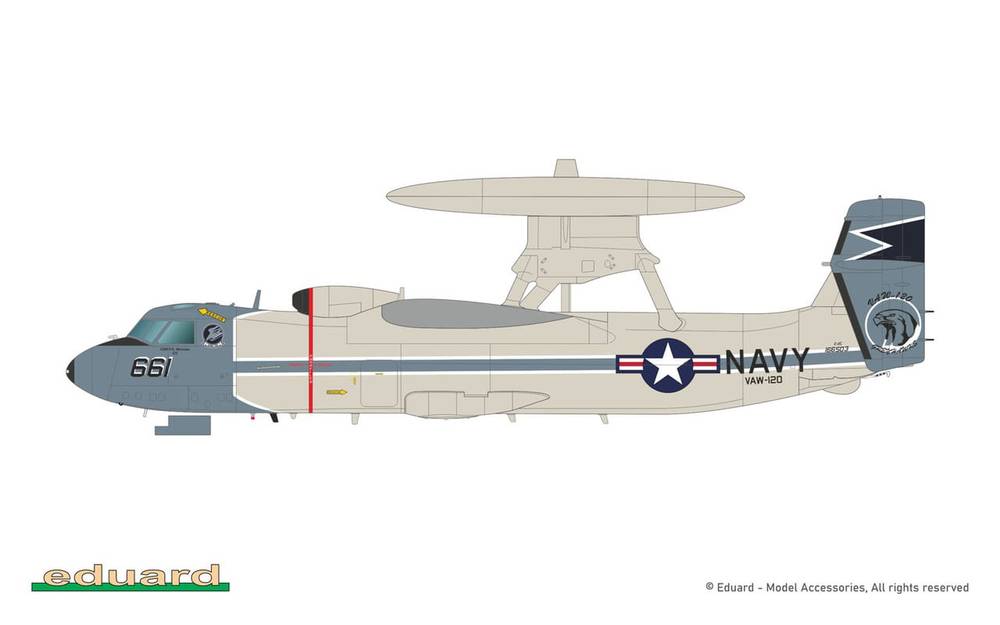 US NAVY E2C HAWKEYE. 完成品 E-2C Hawkeye Eyes of the Fleet Limited Edition - Eduard 2153