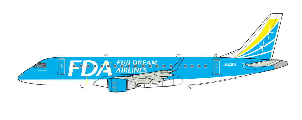 Fuji Dream Airlines - Embraer 175 - Tamiya 92197 | kingshobby.com