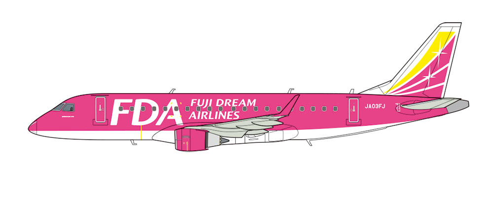Fuji Dream Airlines - Embraer 175 - Tamiya 92197 | kingshobby.com