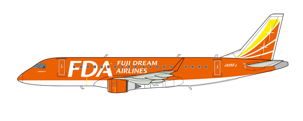 Fuji Dream Airlines - Embraer 175 - Tamiya 92197 | kingshobby.com