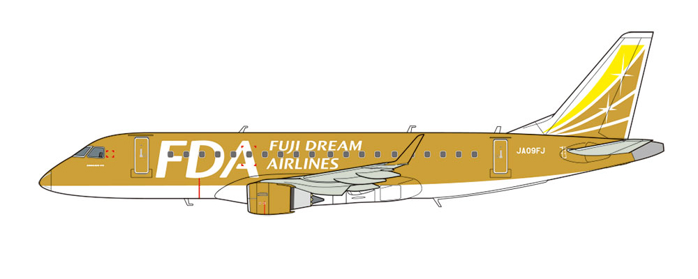 Fuji Dream Airlines - Embraer 175 - Tamiya 92197 | kingshobby.com