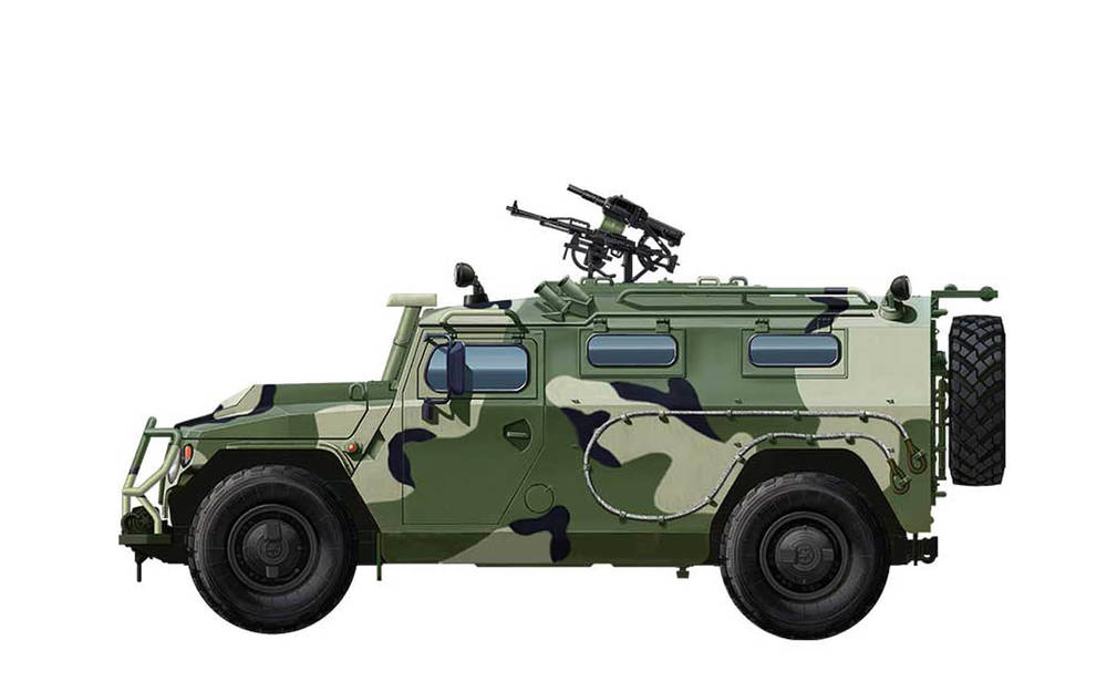 123、ねろす② Russian GAZ 233115, Tiger-M, SpN SPV - Meng VS-008 | kingshobby.com