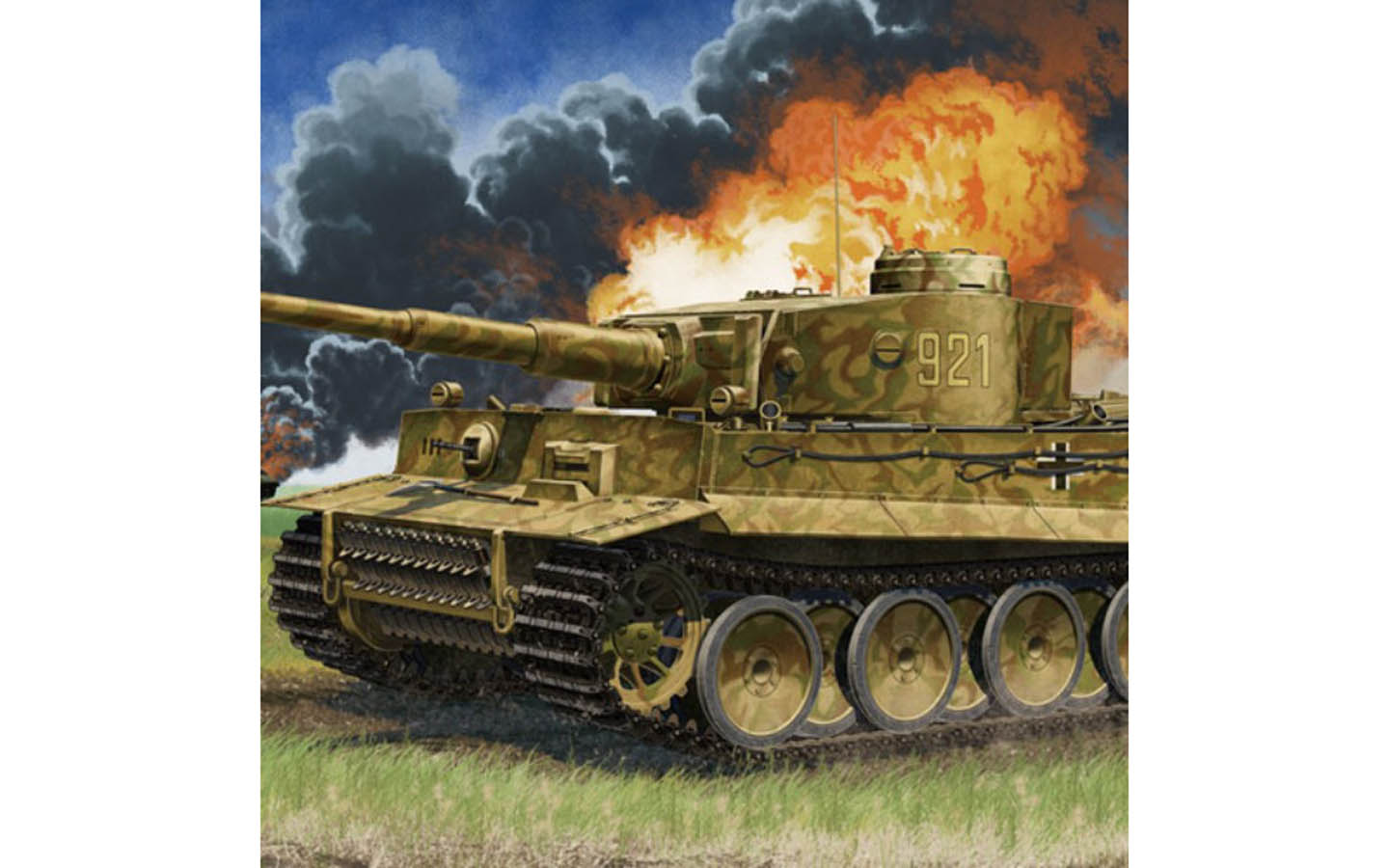 トルコ帝国時代の軍楽隊￼ミニチュアセット German Tiger-I Ver. Early, Operation Citadel - Academy 13509