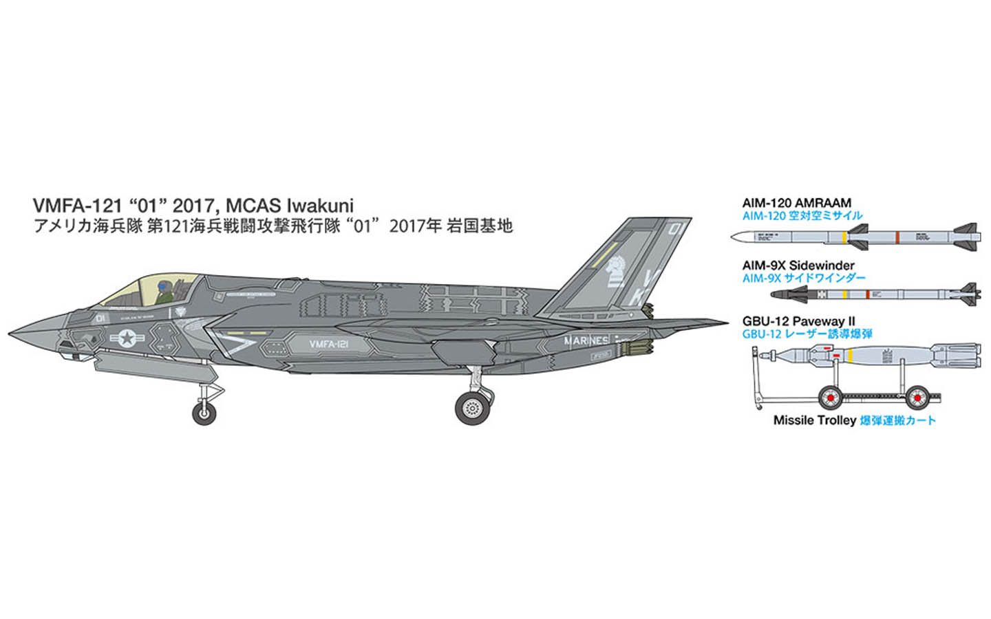 F-35B Lightning II - Tamiya 60791 | kingshobby.com