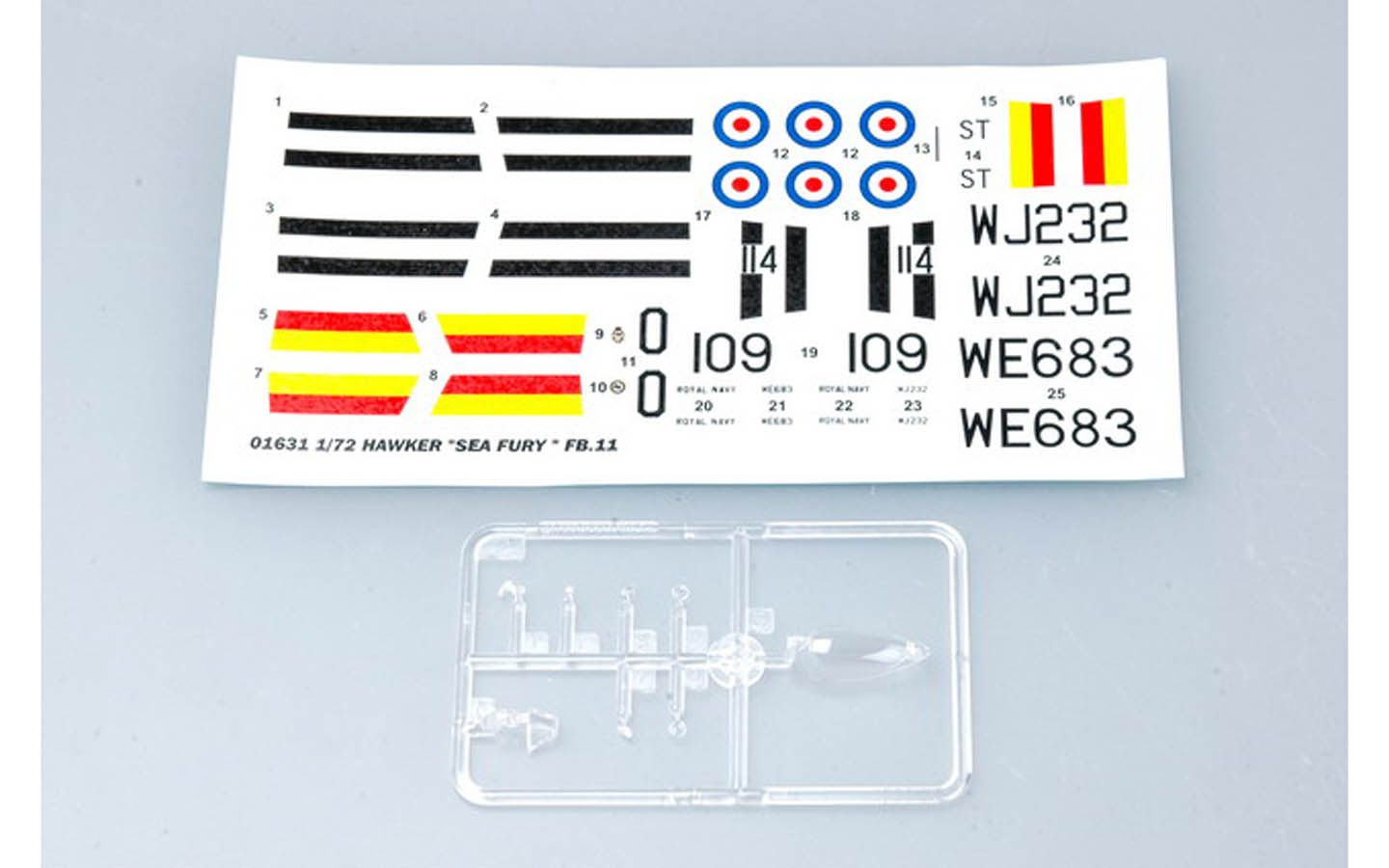 Hawker, Sea Fury, FB.11 - Trumpeter 01631 | kingshobby.com