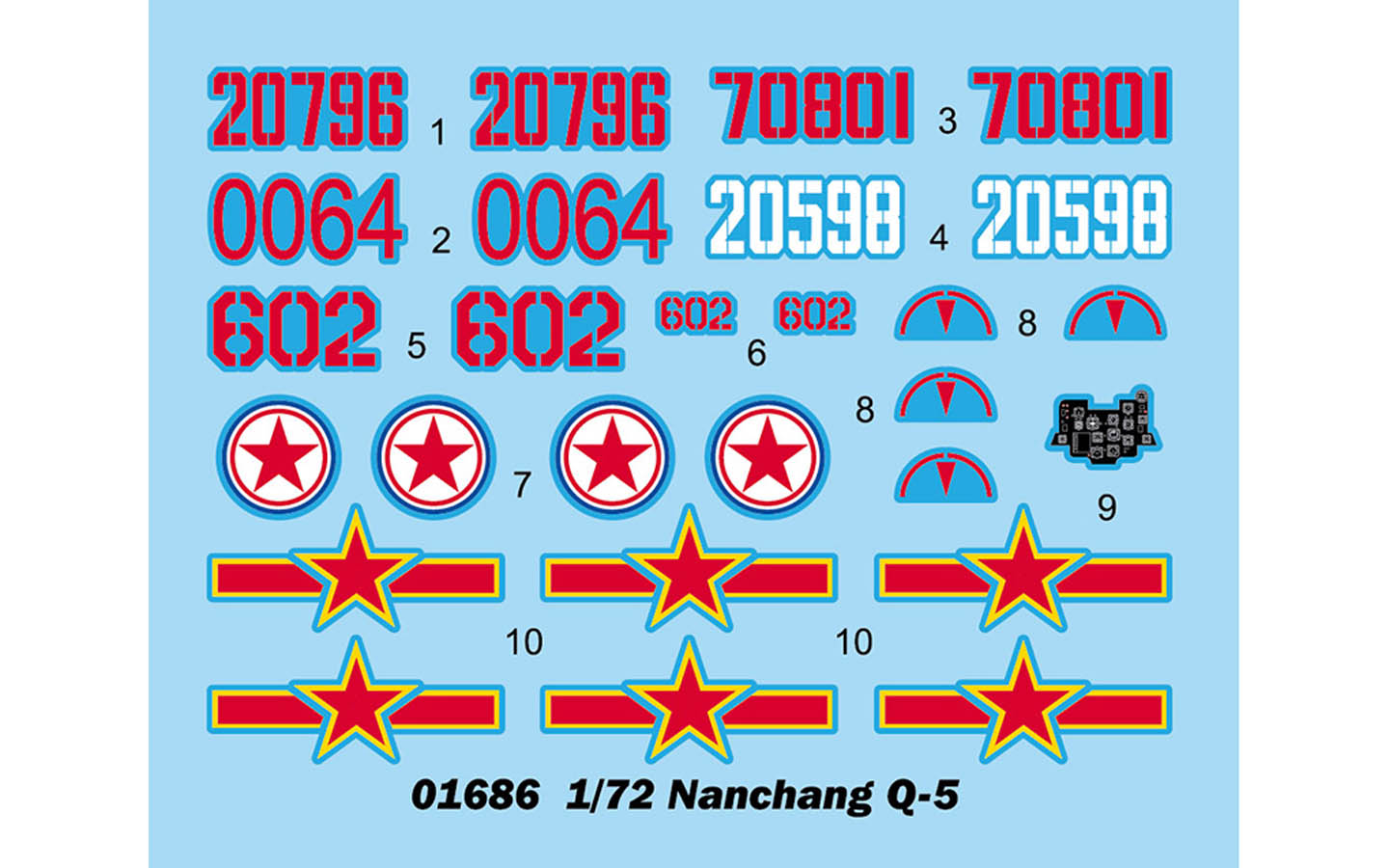 Kit Modèle Réduit Trumpeter 01686 - Nanchang Q-5 Fantan - Échelle 1:72 - Plastique à Monter