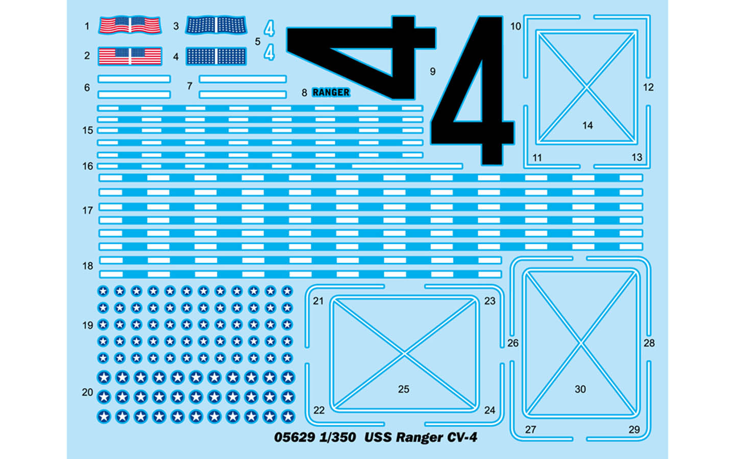 USS Ranger CV-4 - Trumpeter 05629 | kingshobby.com