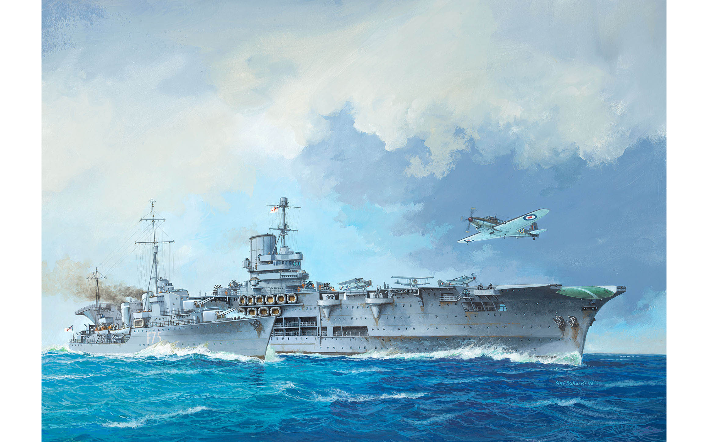 HMS Ark Royal Tribal Class Des Revell 05149