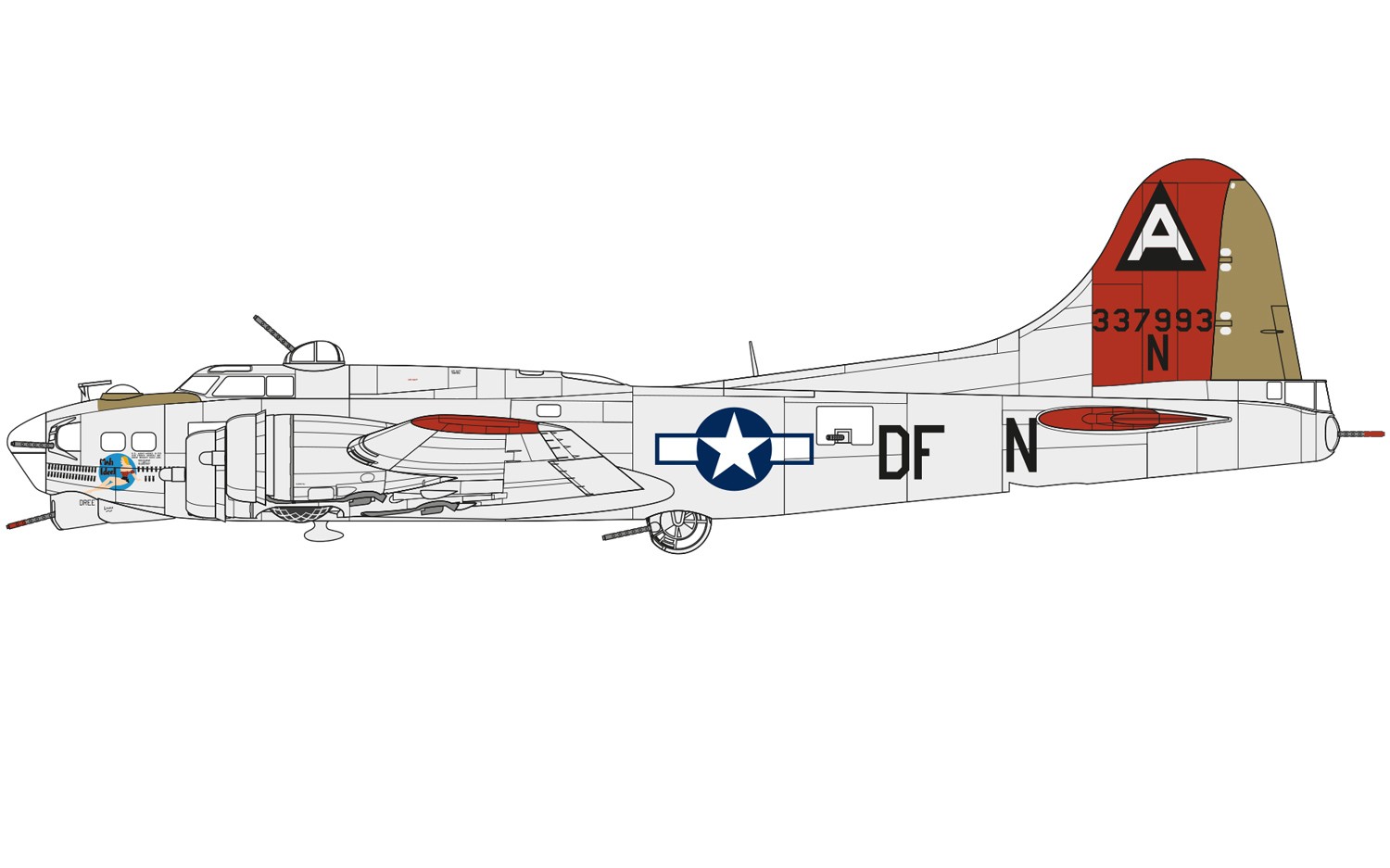 AIRFIX 1/72　B-17G FLYING FORTRESS Airfix B-17G Flying Fortress | Finescale Modeler Magazine
