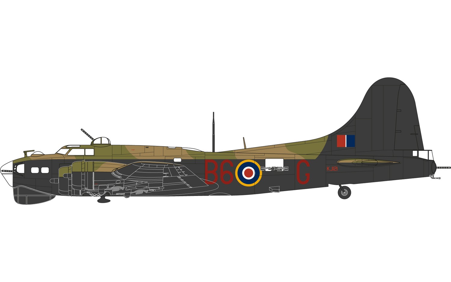 エアフィックス 1/72 ボーイング フォートレスMk.3 プラモデル X8018 n5ksbvb Boeing Fortress MK.III - Airfix A08018 | kingshobby.com
