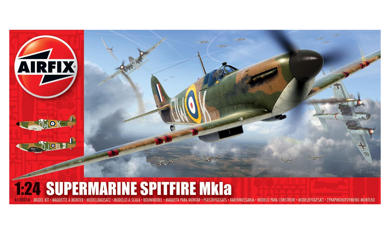 Supermarine Spitfire MkIa - 1/24 Scale - Airfix A12001A
