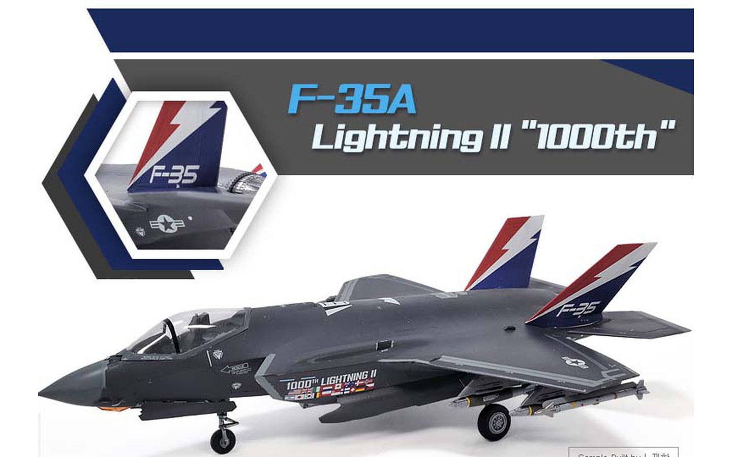 F-35A Lightning II, 1000th - Academy 12591 | kingshobby.com