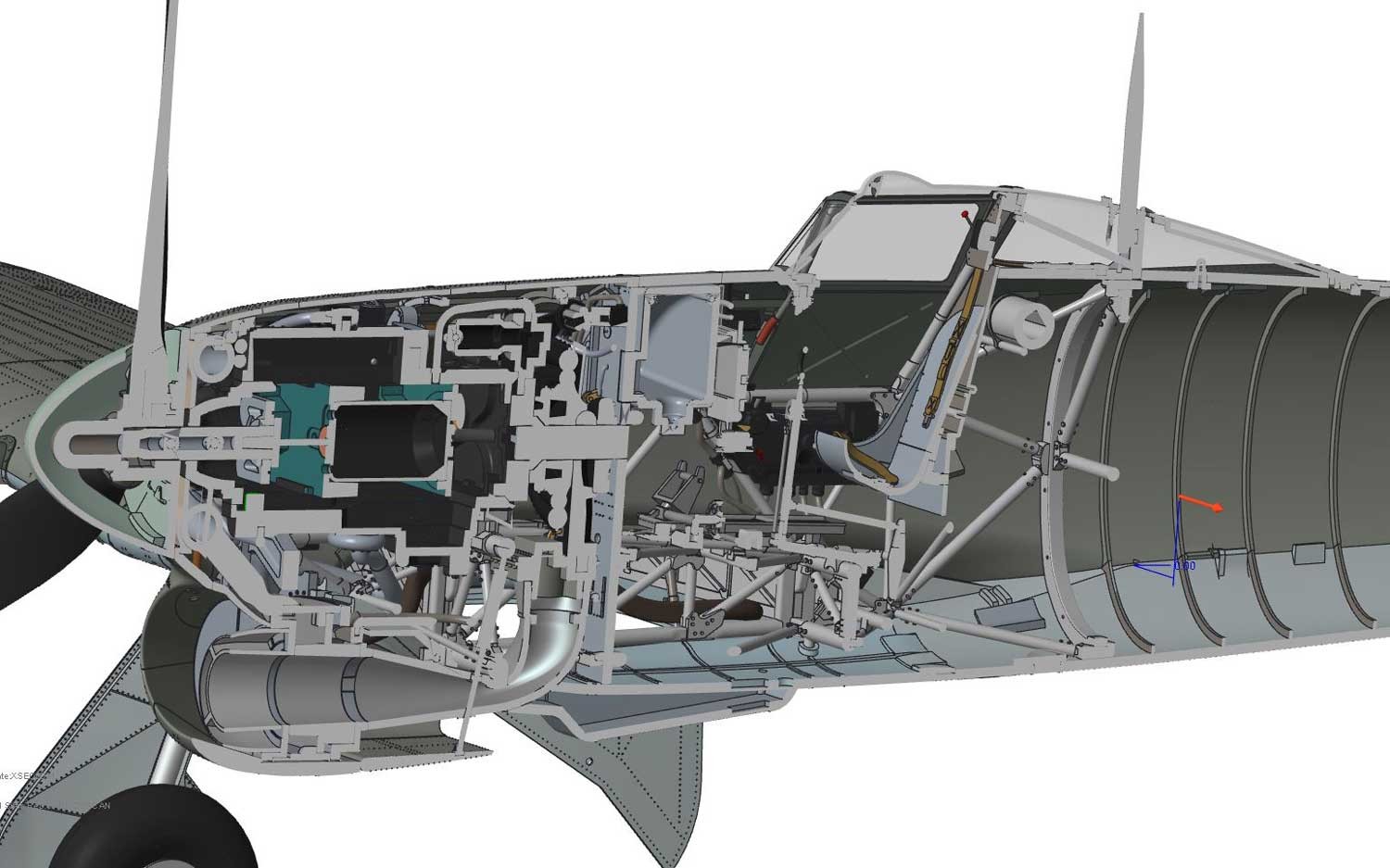 Hawker Typhoon 1B (Mk.IB) - Car Door - Airfix A19003 | kingshobby.com