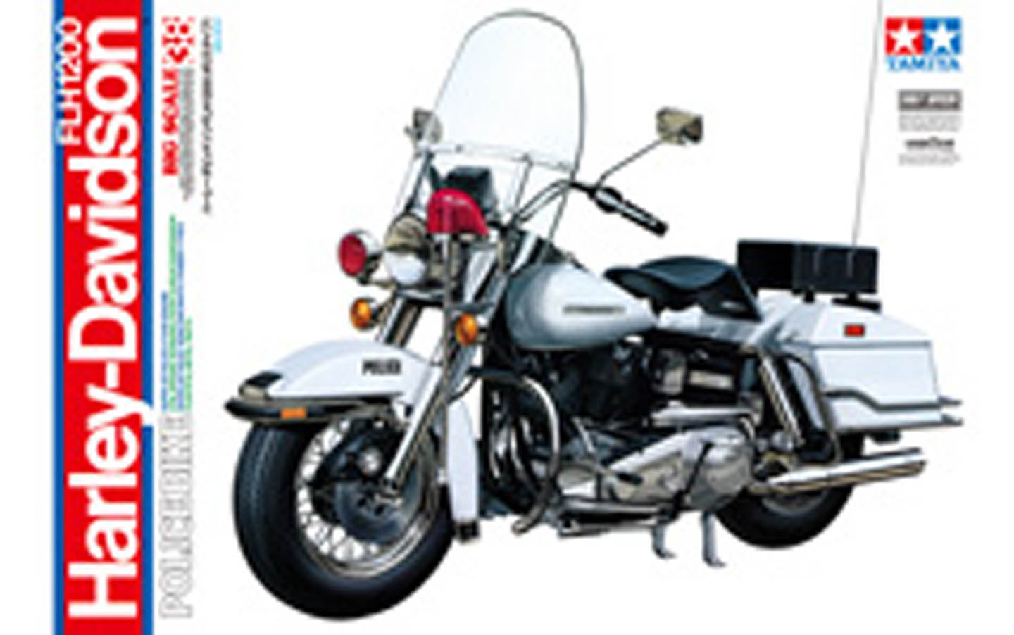 自動車 Harley-Davidson Police 1200 Harley Davidson FLH 1200 - Police Bike - Tamiya 16038