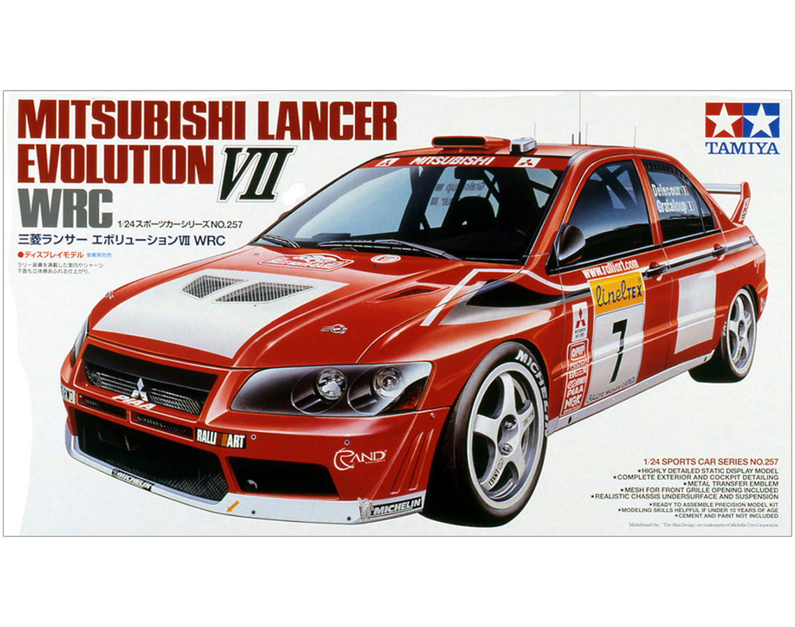 タミヤ1/24三菱ランサーエボリューションⅥ WRC 三菱 ランサーエボリューション VI WRC (プラモデル) - ホビー