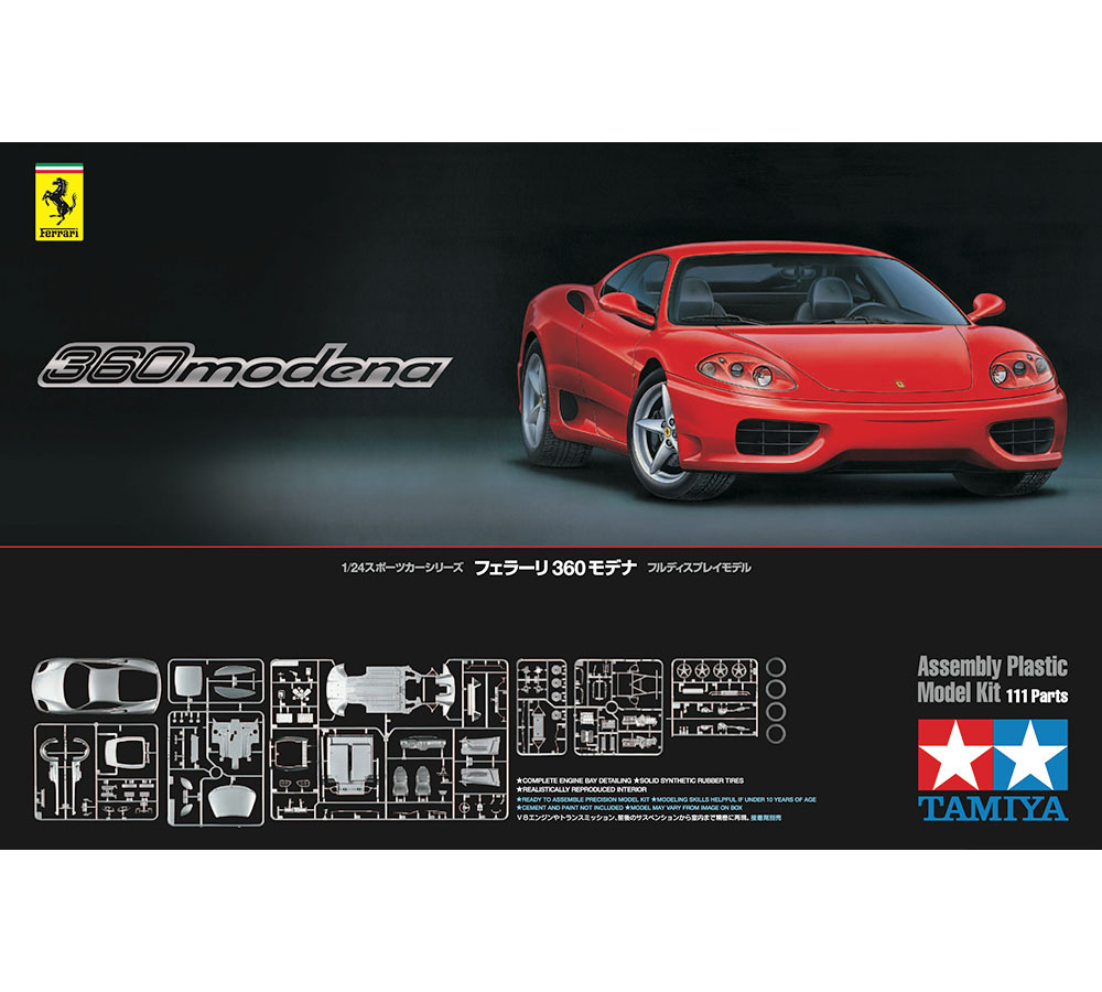 Ferrari 360 Modena - Tamiya 24298 | kingshobby.com