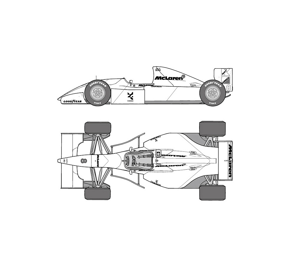 自動車 TAMIYA McLaren MP4/7 Honda & MP4/8 Ford 自動車 TAMIYA McLaren MP4/7 Honda & MP4/8 Ford Amazon.com