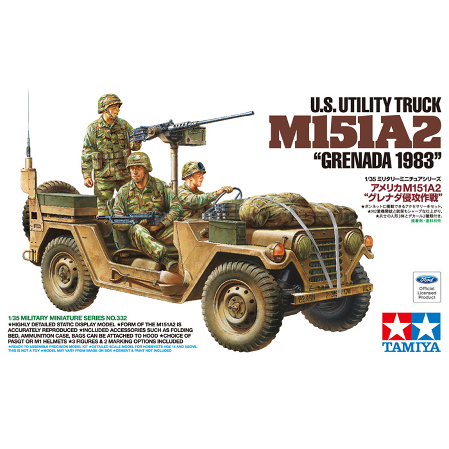 Tamiya 1/35 U.S. M151A2 Ford Mutt 1:35 US M-151 A21 Ford Mutt - 1 figure