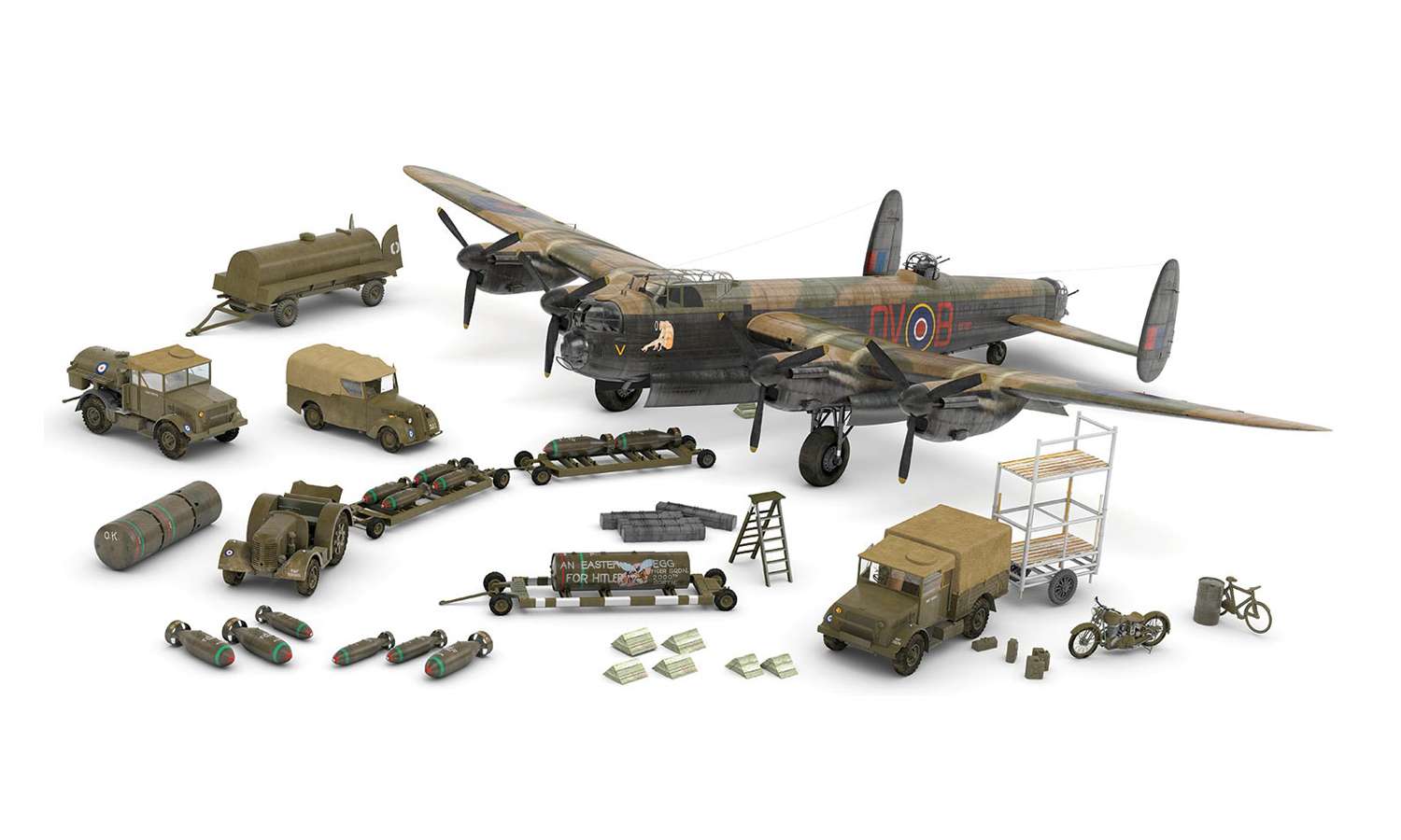 RAFBF Bomber Command Gift Set Airfix A50139