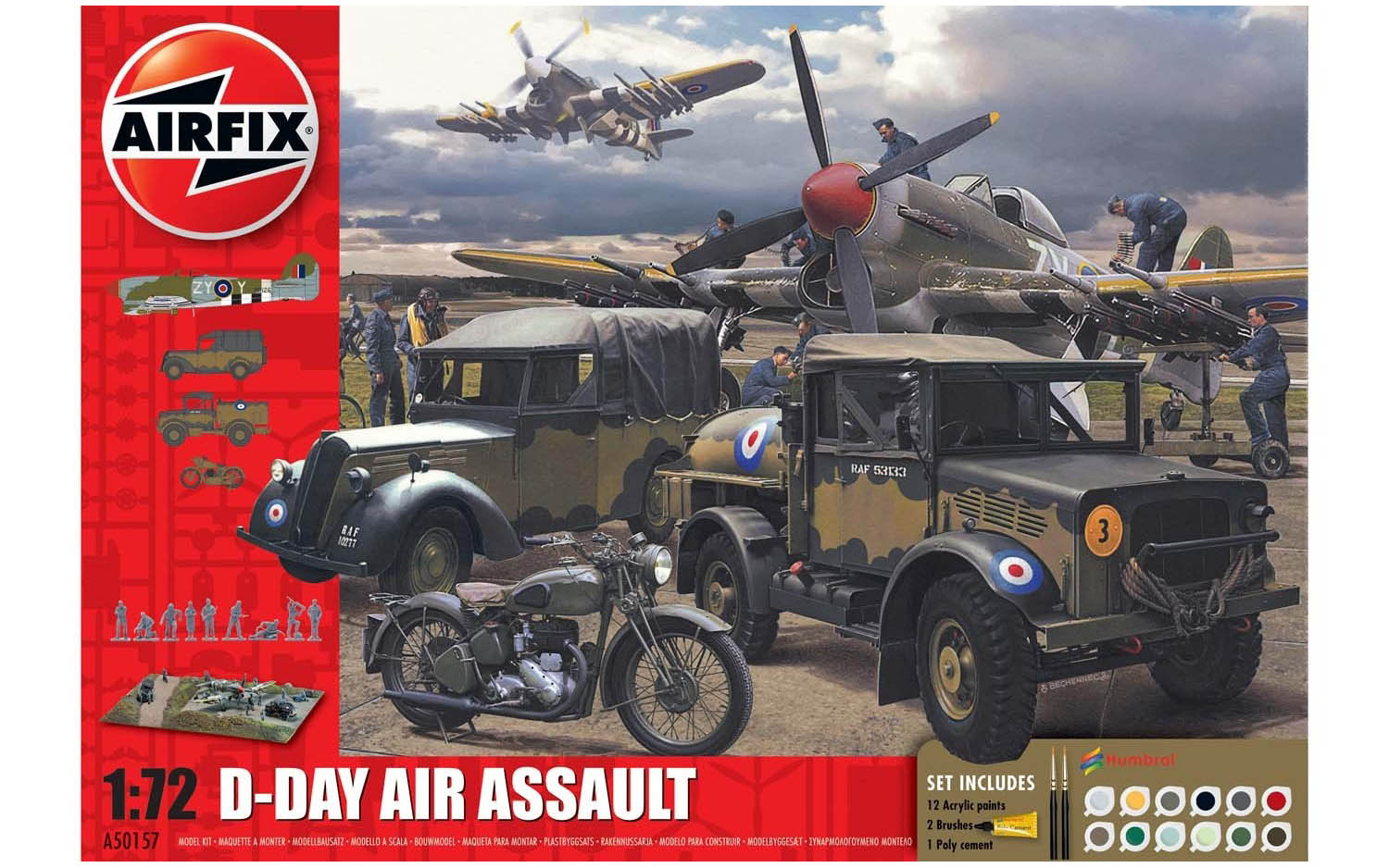 D-Day The Air Assault Gift Set - Airfix A50157 | kingshobby.com