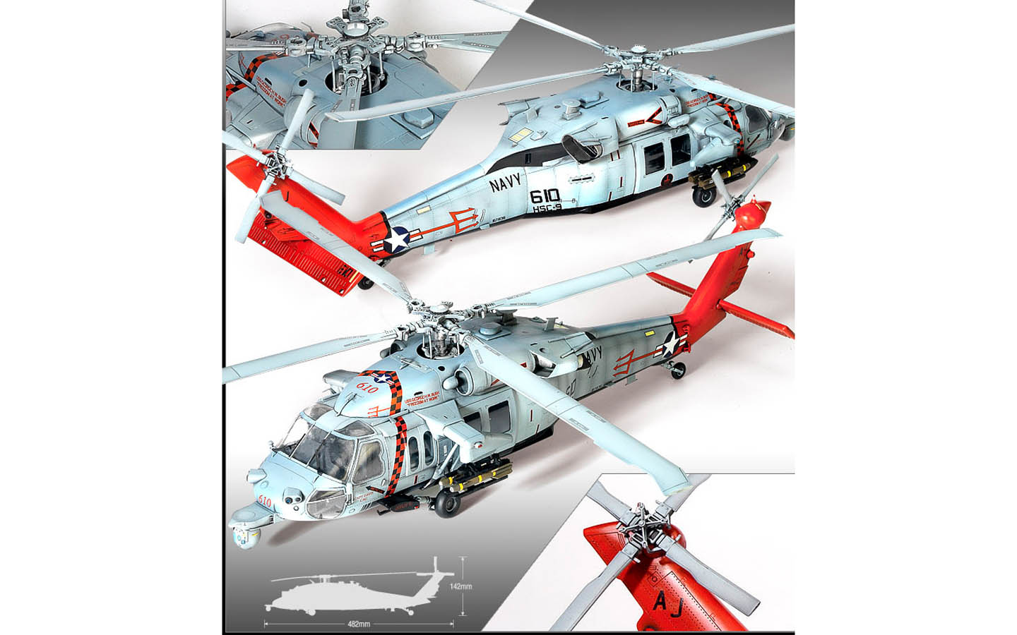 MH-60S HSC-9, Tridents - Academy 12120 | kingshobby.com
