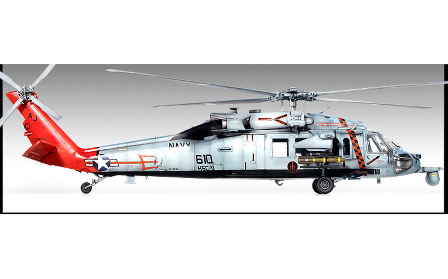 アカデミー 1/35 USN MH-60S ナイトホーク &quot;HSC-9 トラブルシューター&quot; プラモデル d2ldlup HOBBY SPOT コクピット/商品詳細 アカデミー1/35 USN MH-60S