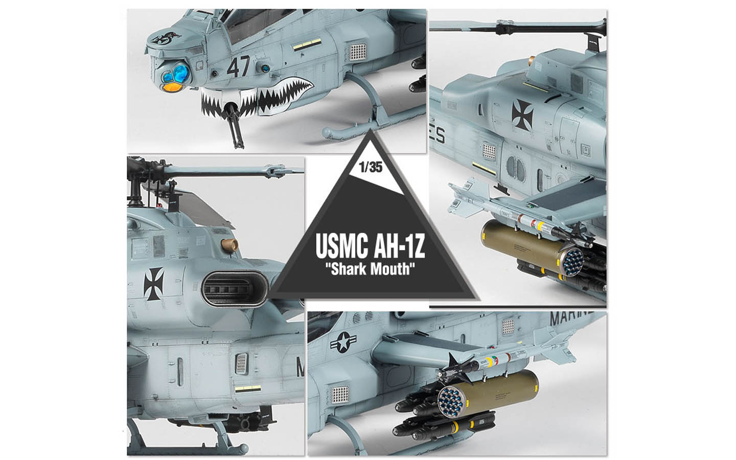 USMC AH-1Z \"Shark Mouth\" 1/35キット AH-1Z 