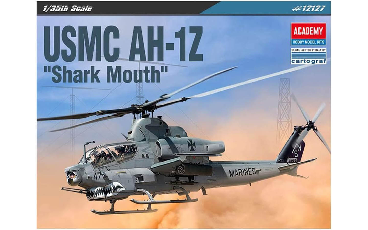 USMC AH-1Z \"Shark Mouth\" 1/35キット USMC AH-1Z `Shark Mouth` (Plastic model) - HobbySearch