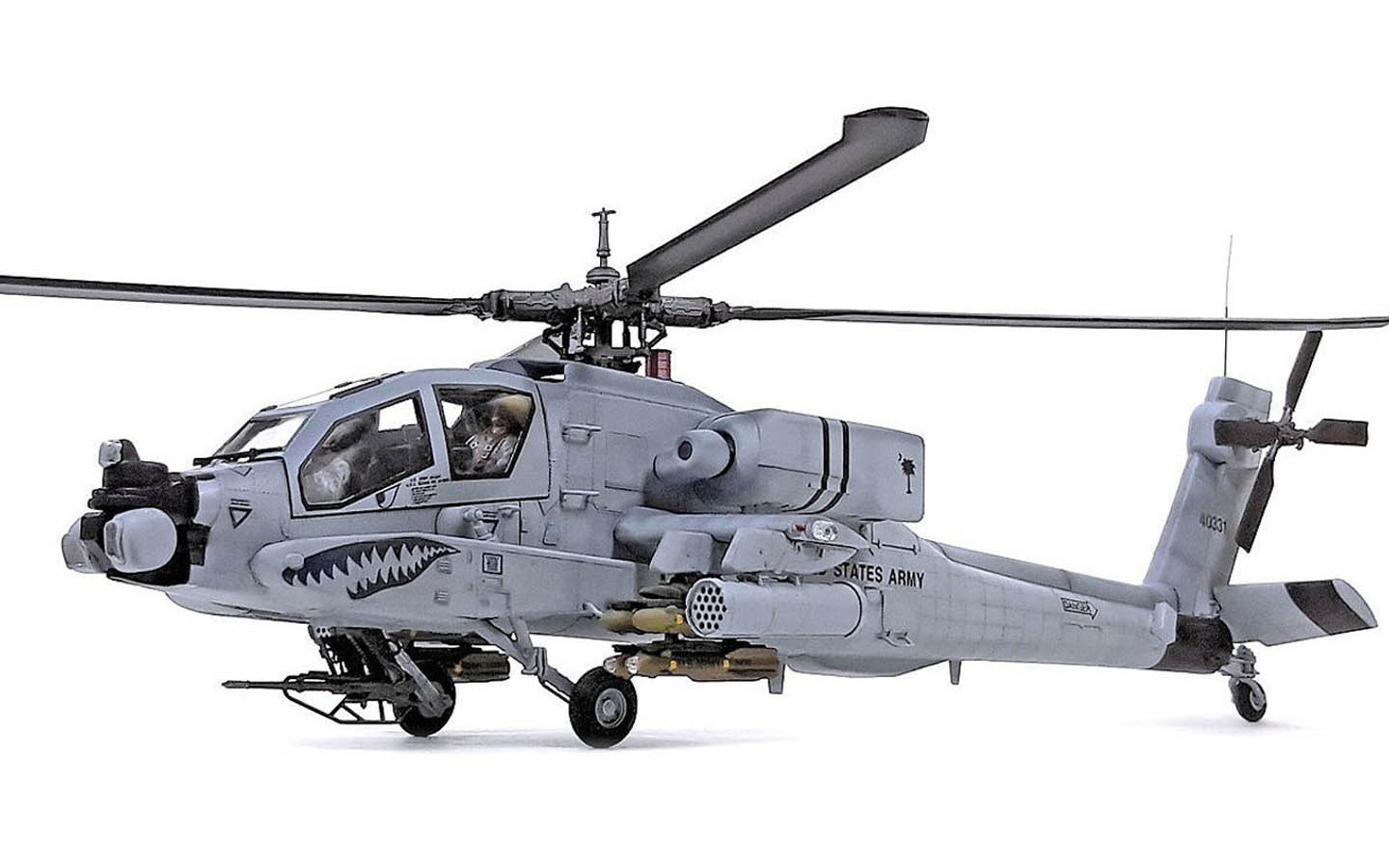 プラモデル完成機　1/35　AH-64A ANG「South Carolina」 AH-64A ANG South Carolina - Academy 12129 | kingshobby.com