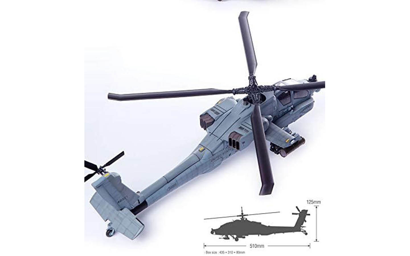 プラモデル完成機　1/35　AH-64A ANG「South Carolina」 1/35] 12129 AH-64A ANG 