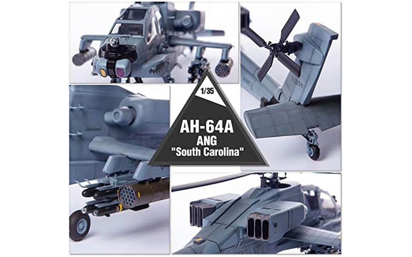 AH-64A ANG South Carolina - Academy 12129 | kingshobby.com
