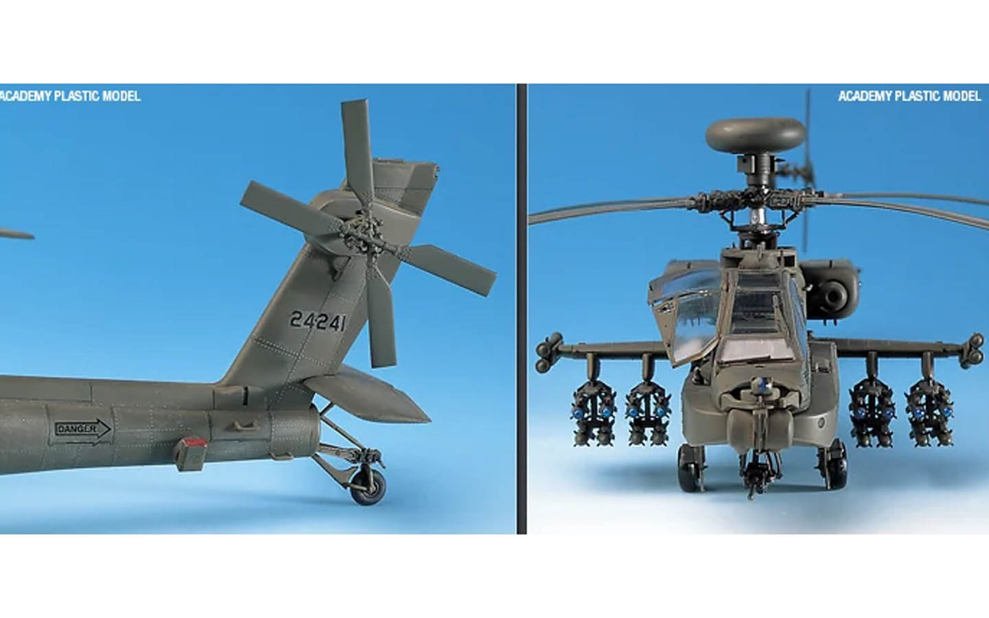 Academy AH-64D Longbow Helikopter Modellbausatz 1:48 - Detailreich & Fesselnd