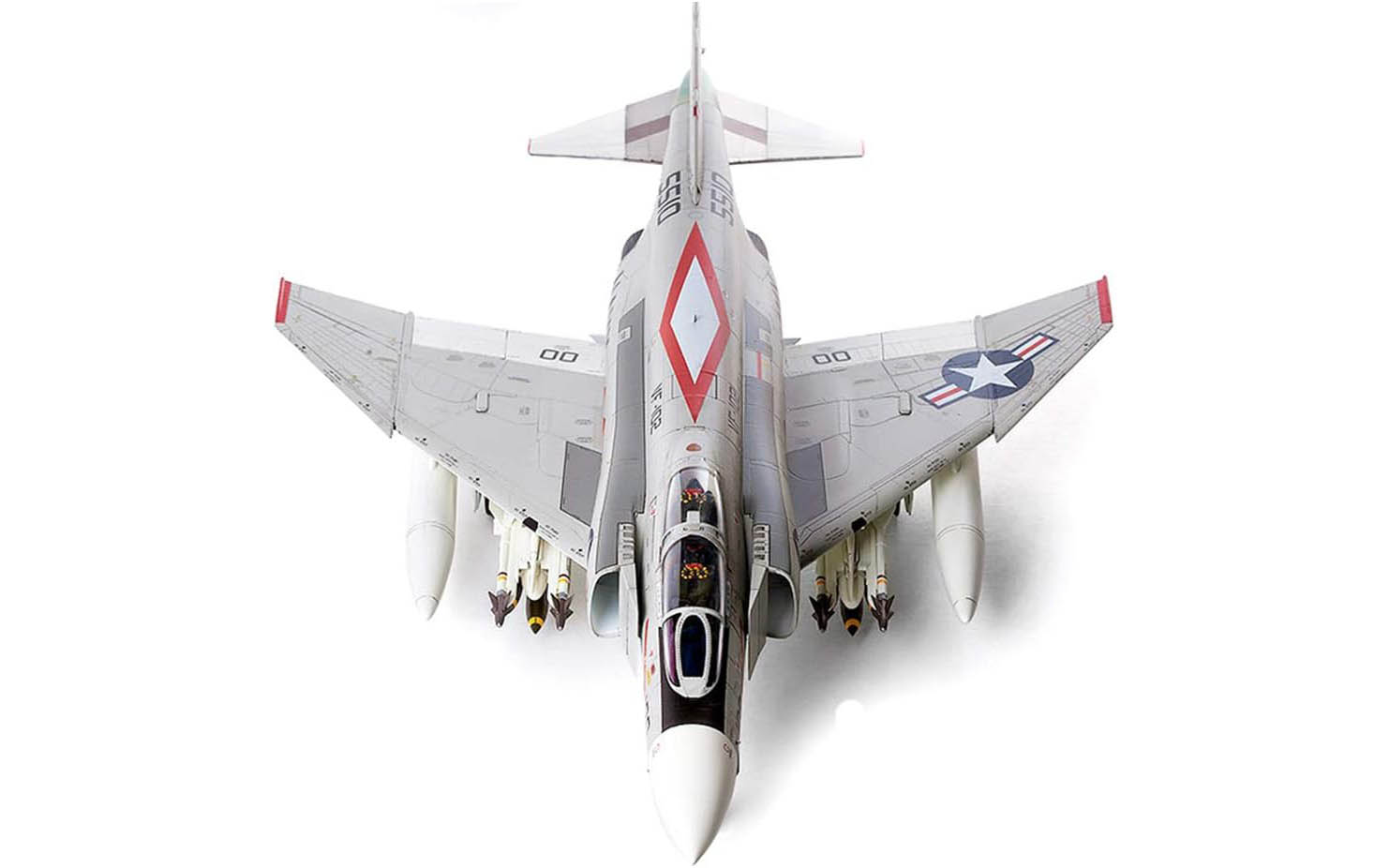 その他 Academy USN F-4J VF-102 Diamondbacks Academy 12323 1/48 F-4J Phantom II 'VF-102 Diamondbacks' Kit