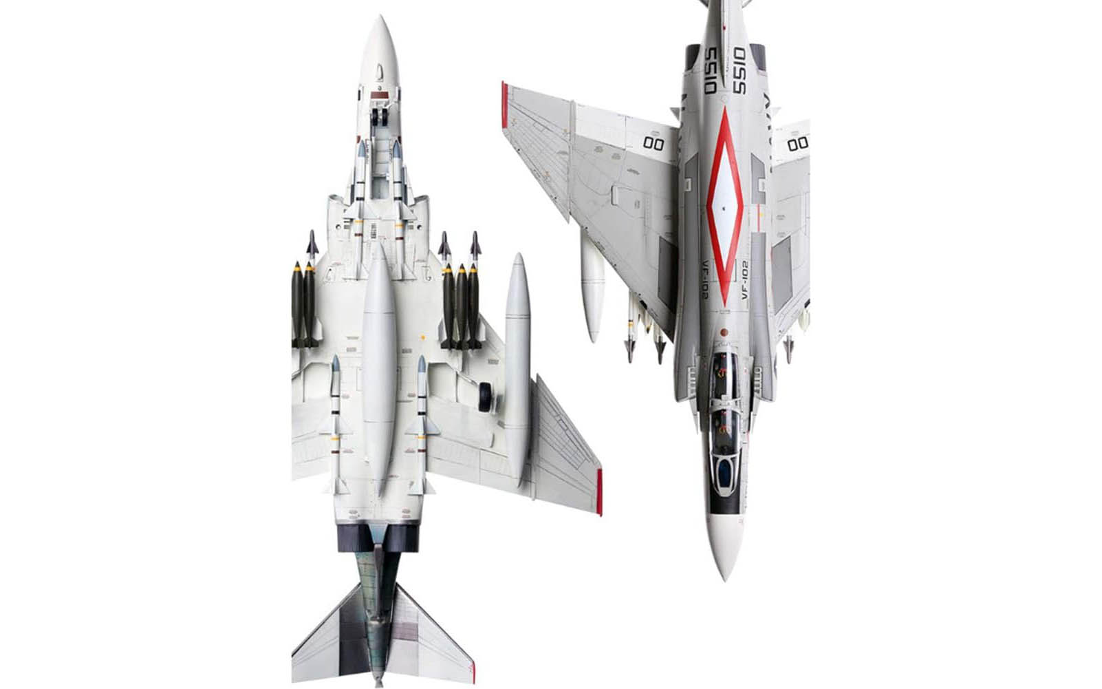 USN F-4J, VF-102 Diamondbacks - Academy 12323 | kingshobby.com