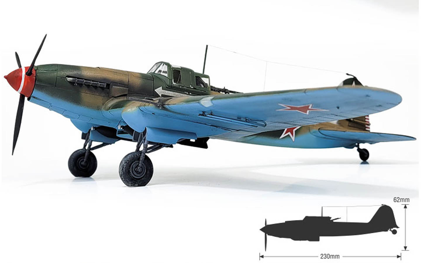 1/48 IL-2m3 Stormovik 3点セット Tamiya 1/48 IL-2M3 Shturmovik, by Charlie Isaacs