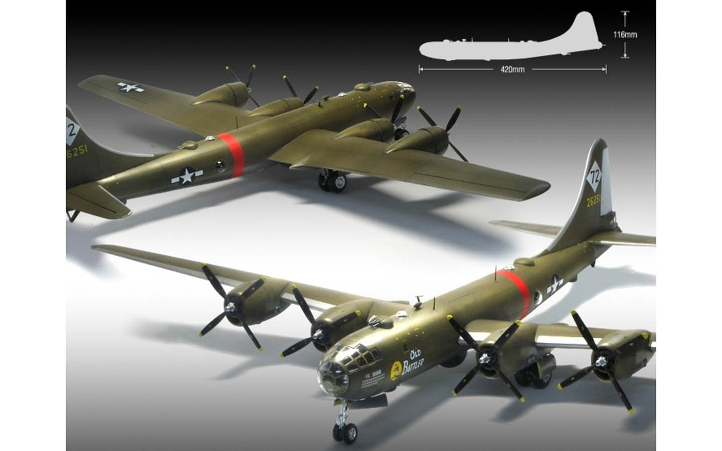 その他 1/72 USAAF B-29A&quot;OLD BATTLER&quot; #12517 ACADEMY d2ldlup USAAF B-29 'Old battler' Academy 12517