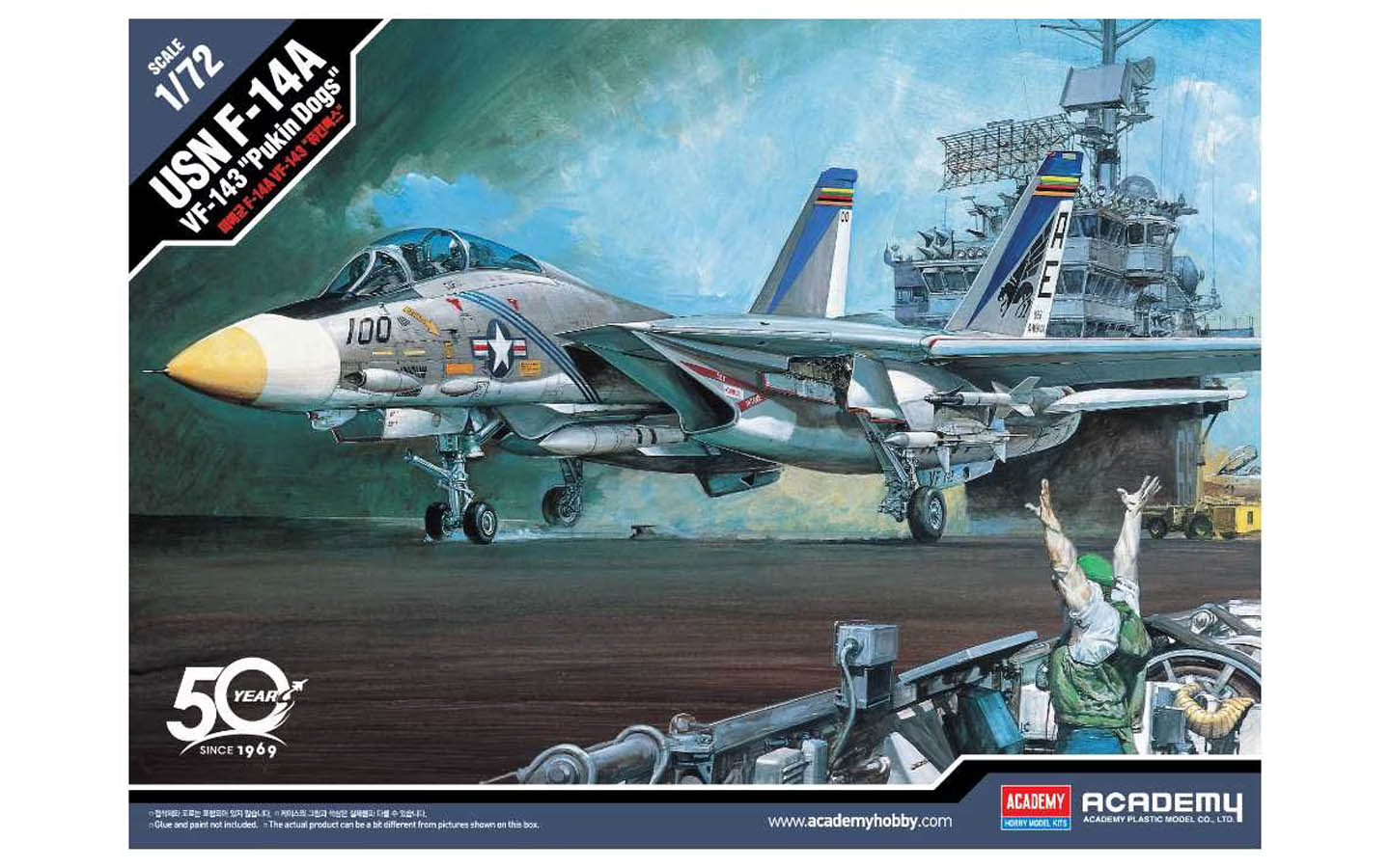USN F-14A, VF-143 Pukin Dogs - Academy 12563 | kingshobby.com