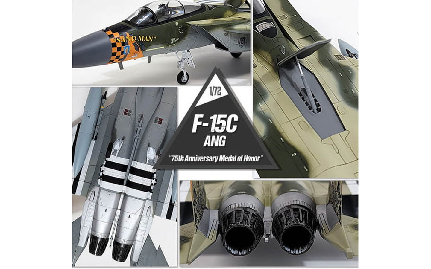 F-15C ANG, 75th Anniversary Medal of Honor - Academy 12582