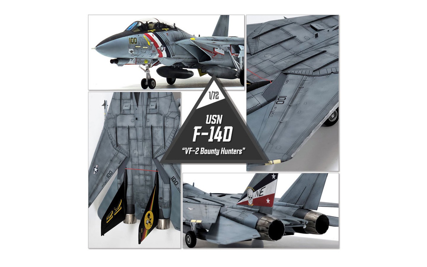F-14D Super Tomcat, VF-2 Bounty Hunters - Academy 12590