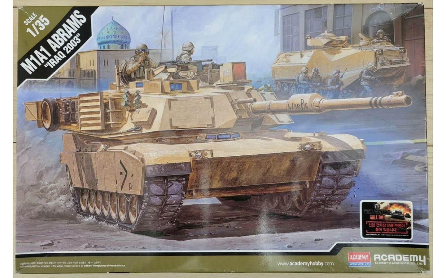 ミニチャンプス ABRAMS・IRAQ 2003 エイブラムス戦車 M1A1 Abrams `IRAQ 2003` (Plastic model) - HobbySearch Military