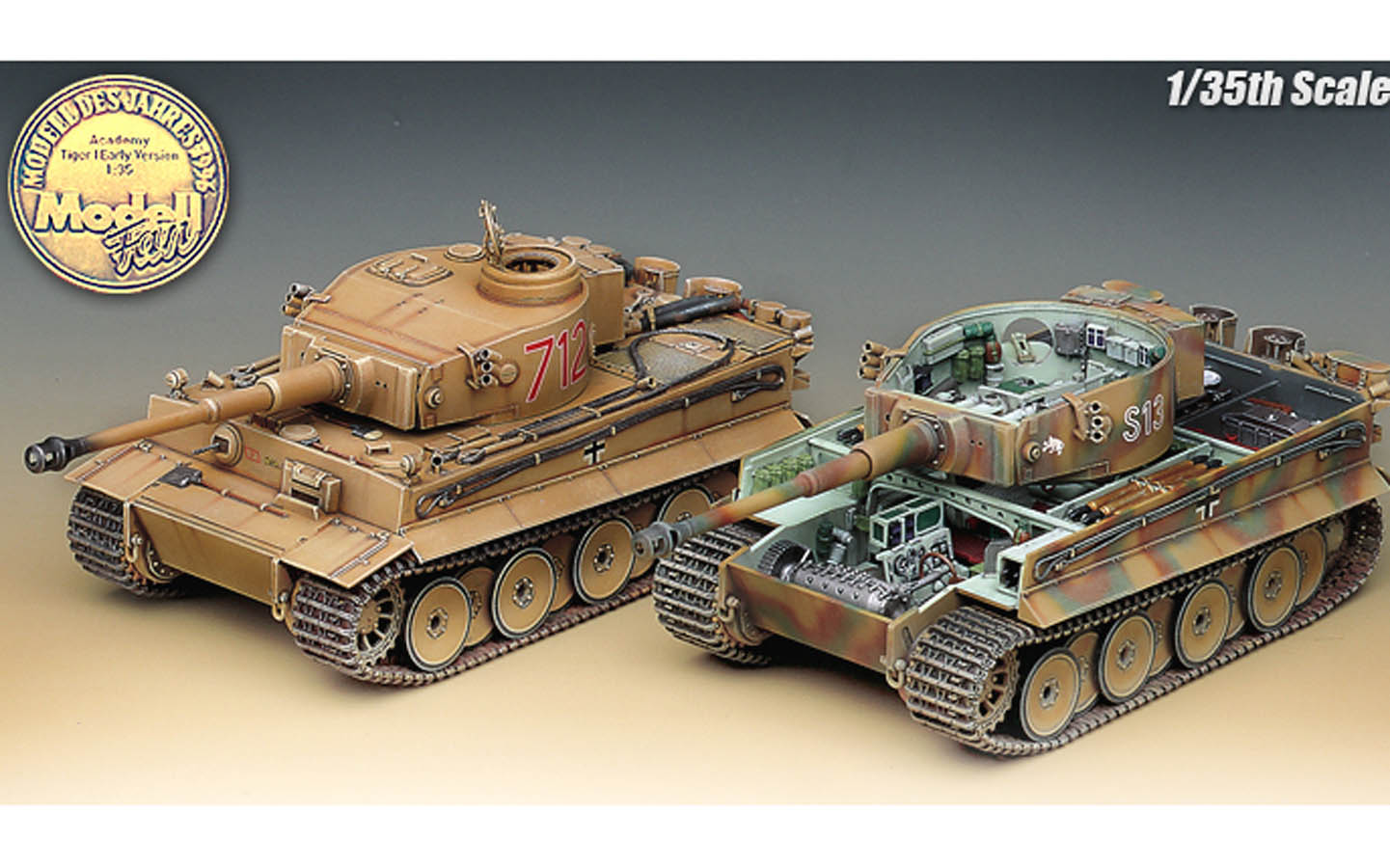 German Tiger-I, Early Production Version - Academy 13239