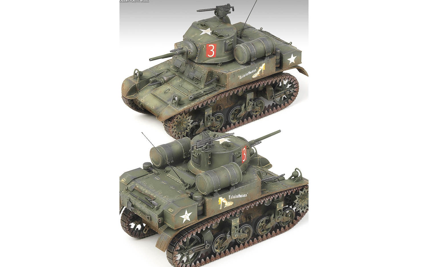 M3A1 Stuart, Light Tank - Academy 13269 | kingshobby.com