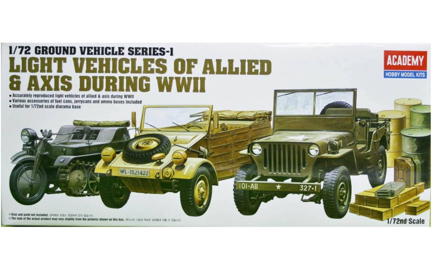 Light Vehicles of Allied & Axis During WWII - Academy 13416