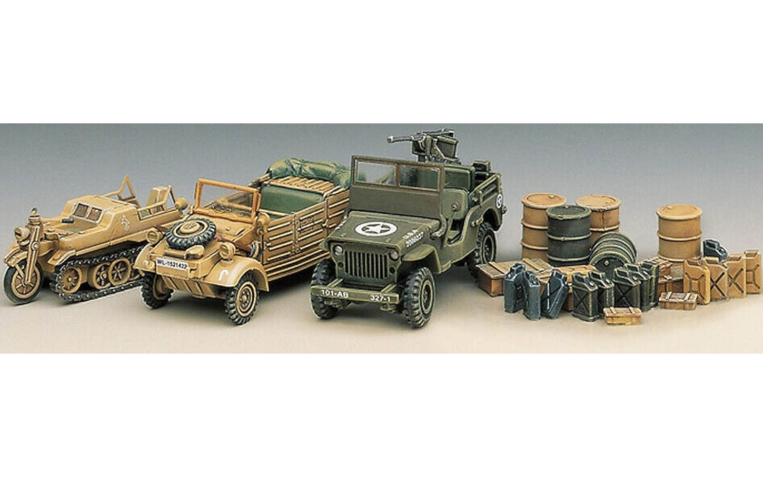 Light Vehicles of Allied & Axis During WWII - Academy 13416