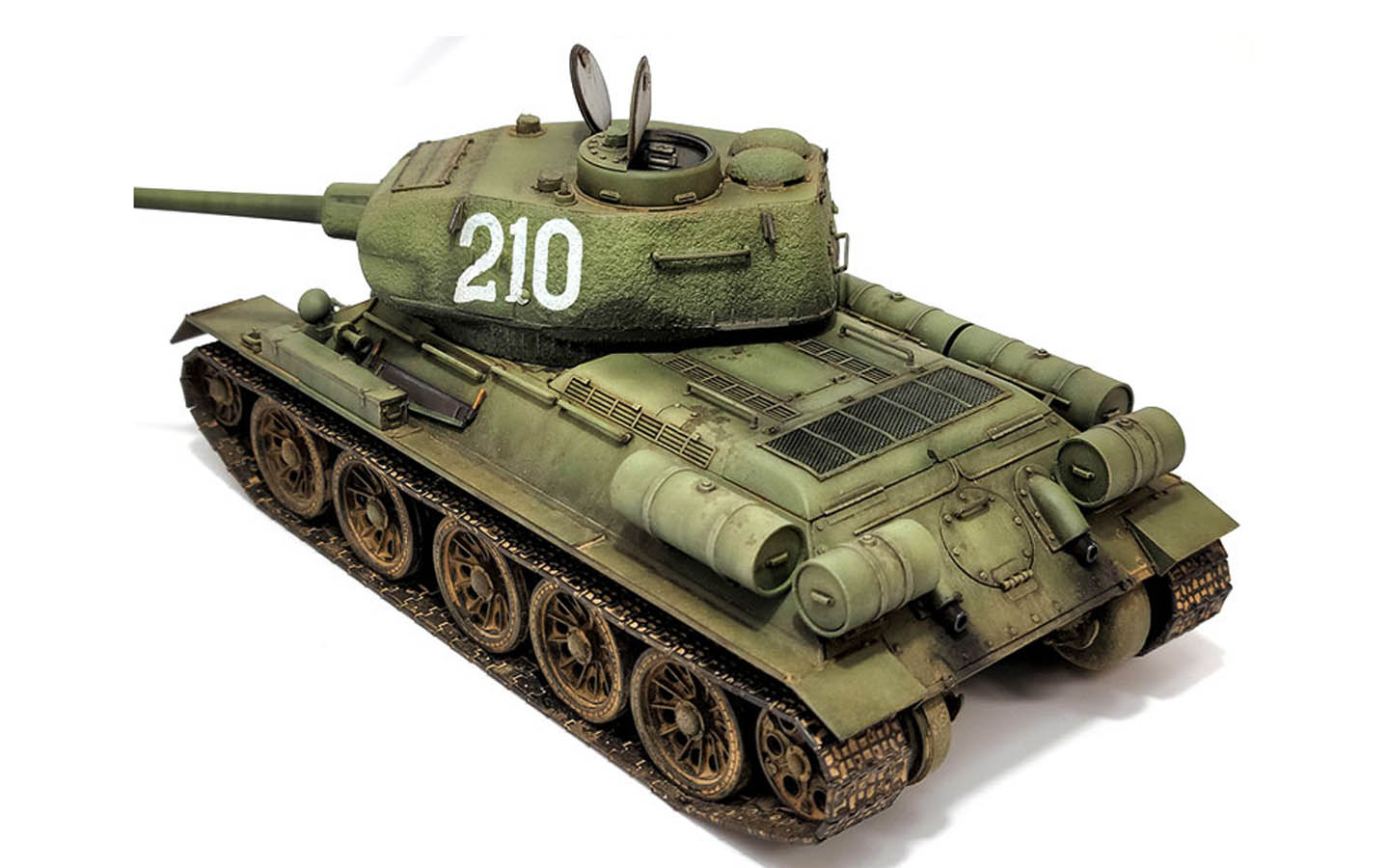 週刊デル・プラド バトルフィールド T-34-85 TANK 1/60 DelPrado 1/60 Battlefield Tank Collection. Russian T-34-85 Medium