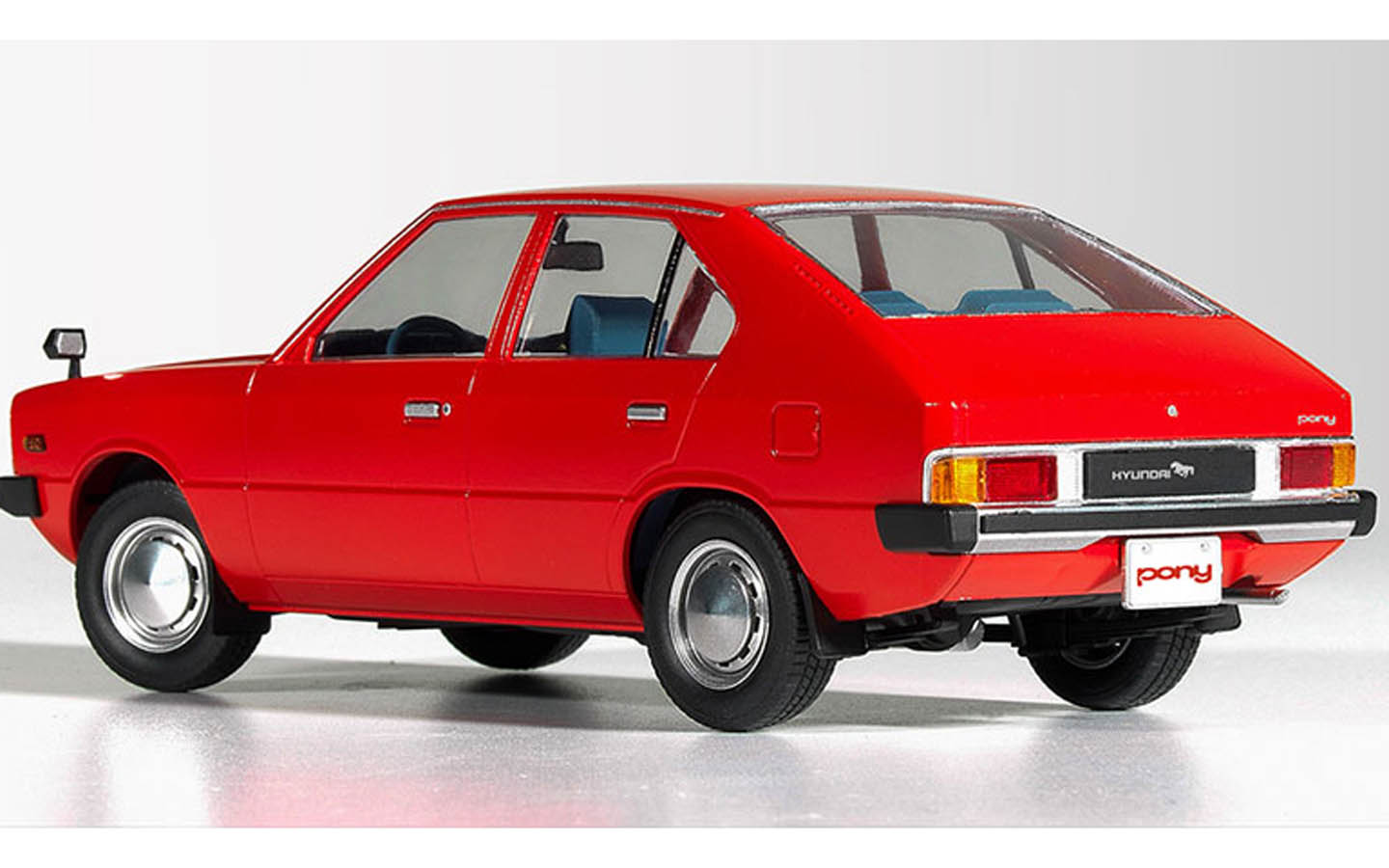 絶版モデル 当時物 アカデミー ヒュンダイ ポニー2 HYUNDAI PONY NEW